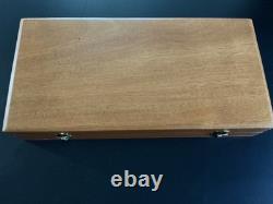 Original Smith Wesson Mahogany Wood Presentation Case Box 8 3/8