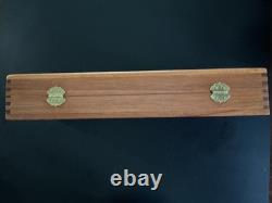 Original Smith Wesson Mahogany Wood Presentation Case Box 8 3/8