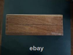 Original Smith Wesson Mahogany Wood Presentation Case Box 8 3/8