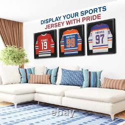 PENNZONI Extra Large Display Case, Clear Acrylic Sports Jersey Display Case