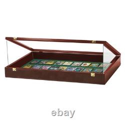 PENNZONI Trade Show Display Case with Acrylic Side Guards Cherry