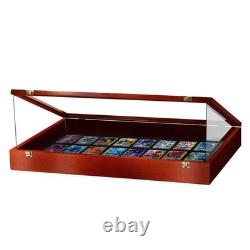 PENNZONI Trade Show Display Case with Acrylic Side Guards Cherry