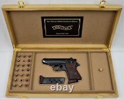 PISTOL GUN PRESENTATION CUSTOM DISPLAY BOX CASE for WALTHER PPK cal. 7,65 mm