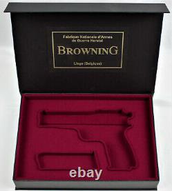 PISTOL GUN PRESENTATION CUSTOM DISPLAY CASE BOX for BROWNING HIGH POWER 1 Type
