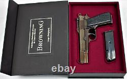 PISTOL GUN PRESENTATION CUSTOM DISPLAY CASE BOX for BROWNING HIGH POWER 1 Type