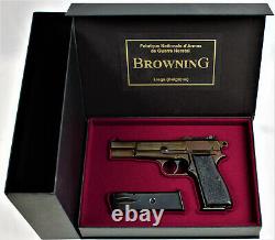 PISTOL GUN PRESENTATION CUSTOM DISPLAY CASE BOX for BROWNING HIGH POWER 1 Type