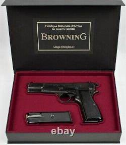 PISTOL GUN PRESENTATION CUSTOM DISPLAY CASE BOX for BROWNING HIGH POWER 2 Type