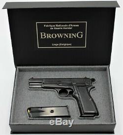 PISTOL GUN PRESENTATION CUSTOM DISPLAY CASE BOX for BROWNING HIGH POWER 1 Type 
