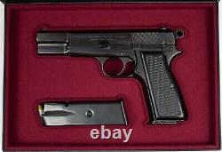 PISTOL GUN PRESENTATION CUSTOM DISPLAY CASE BOX for BROWNING HIGH POWER 2 Type