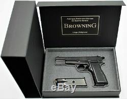 PISTOL GUN PRESENTATION CUSTOM DISPLAY CASE BOX for BROWNING HIGH POWER 2 Type
