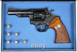 PISTOL GUN PRESENTATION CUSTOM DISPLAY CASE BOX for COLT TROOPER Mk III 4''. 357