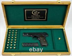 PISTOL GUN PRESENTATION CUSTOM DISPLAY CASE BOX for COLT m1903.32 & m1908.380