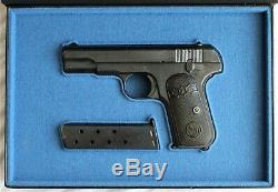 PISTOL GUN PRESENTATION CUSTOM DISPLAY CASE BOX for COLT m1903 hammerless pocket