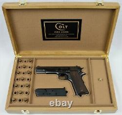 PISTOL GUN PRESENTATION CUSTOM DISPLAY CASE BOX for COLT m1911 A1 government 