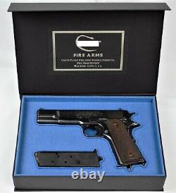 PISTOL GUN PRESENTATION CUSTOM DISPLAY CASE BOX for COLT m1911 government. 45 ACP