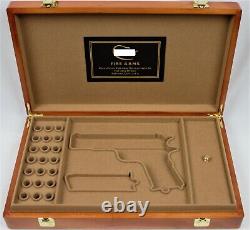 PISTOL GUN PRESENTATION CUSTOM DISPLAY CASE BOX for COLT m1911 government. 45ACP