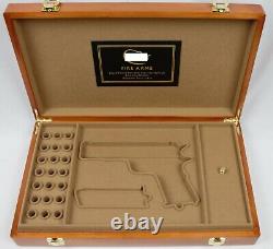 PISTOL GUN PRESENTATION CUSTOM DISPLAY CASE BOX for COLT m1911 government. 45ACP