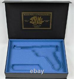 PISTOL GUN PRESENTATION CUSTOM DISPLAY CASE BOX for DWM LUGER P 06 m1906 4 3/4