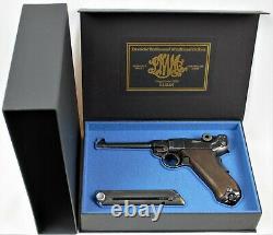 PISTOL GUN PRESENTATION CUSTOM DISPLAY CASE BOX for DWM LUGER P 06 m1906 4 3/4