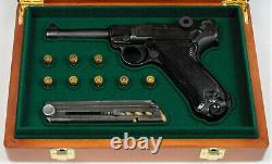 PISTOL GUN PRESENTATION CUSTOM DISPLAY CASE BOX for DWM LUGER P08 PARABELLUM