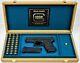 PISTOL GUN PRESENTATION CUSTOM DISPLAY CASE BOX for GLOCK 30 cal. 45 ACP