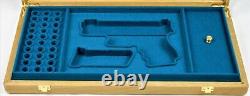 PISTOL GUN PRESENTATION CUSTOM DISPLAY CASE BOX for GLOCK 30 cal. 45 ACP