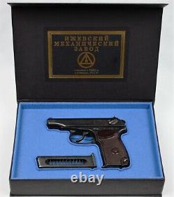 PISTOL GUN PRESENTATION CUSTOM DISPLAY CASE BOX for MAKAROV PM USSR 9 mm IZHEVSK