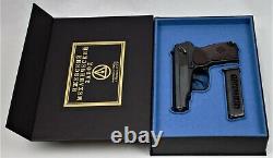 PISTOL GUN PRESENTATION CUSTOM DISPLAY CASE BOX for MAKAROV PM USSR 9 mm IZHEVSK