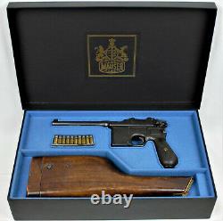 PISTOL GUN PRESENTATION CUSTOM DISPLAY CASE BOX for MAUSER C96 PreWar Commercial