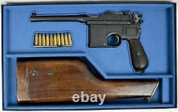 PISTOL GUN PRESENTATION CUSTOM DISPLAY CASE BOX for MAUSER C96 PreWar Commercial