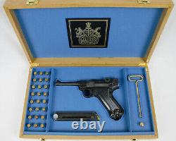 PISTOL GUN PRESENTATION CUSTOM DISPLAY CASE BOX for MAUSER LUGER P08 PARABELLUM