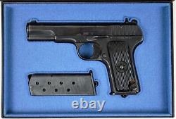 PISTOL GUN PRESENTATION CUSTOM DISPLAY CASE BOX for TOKAREV TT 1933 USSR TULA