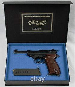 PISTOL GUN PRESENTATION CUSTOM DISPLAY CASE BOX for WALTHER P38 P1 mauser pp ppk