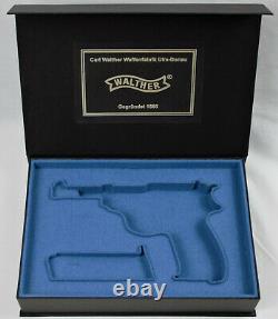 PISTOL GUN PRESENTATION CUSTOM DISPLAY CASE BOX for WALTHER P38 P1 mauser pp ppk