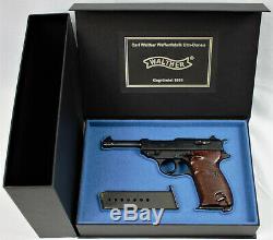 PISTOL GUN PRESENTATION CUSTOM DISPLAY CASE BOX for WALTHER P38 mauser pp ppk