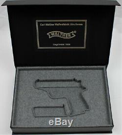 PISTOL GUN PRESENTATION CUSTOM DISPLAY CASE BOX for WALTHER PPK mauser p38 pp
