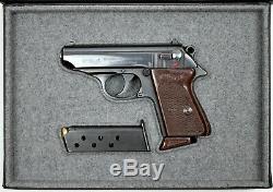 PISTOL GUN PRESENTATION CUSTOM DISPLAY CASE BOX for WALTHER P38 mauser pp ppk 