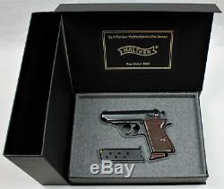 PISTOL GUN PRESENTATION CUSTOM DISPLAY CASE BOX for WALTHER P38 mauser pp ppk 