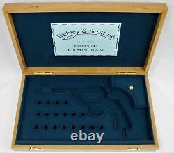 PISTOL GUN PRESENTATION CUSTOM DISPLAY CASE BOX for WEBLEY & SCOTT MkVI 6.455