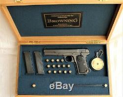 PISTOL GUN PRESENTATION DISPLAY CASE BOX for BROWNING 1903 mauser colt luger