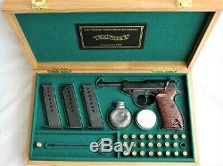 PISTOL GUN PRESENTATION CUSTOM DISPLAY CASE BOX LABEL for WALTHER p38 pp ppk p1 