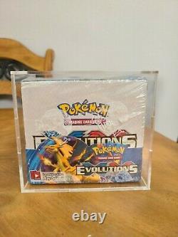 POKEMON TCG XY EVOLUTIONS SEALED BOOSTER BOX With DISPLAY CASE