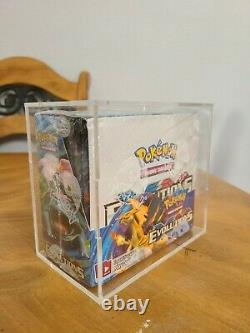 POKEMON TCG XY EVOLUTIONS SEALED BOOSTER BOX With DISPLAY CASE