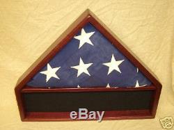 PURPLE HEART FLAG MEDALS DISPLAY CASE 5X9 VETERAN BOXs