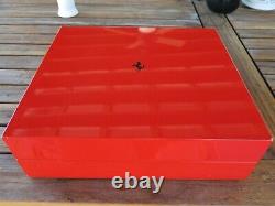 Panerai FERRARI RED display BOX watch case 6 six holder 100% FACTORY OEM