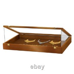 Pastry Display Case Cookie Bakery Cupcake Food 36 x 24 USA Walnut Wood Show Box