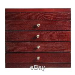 Pen Display 5 Layers Luxury Wooden Box Fountain Pen Large-capacity Storage Case