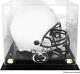 Penn St Nittany Lions Golden Classic Logo Helmet Display Case withMirrored Back