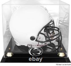 Penn St Nittany Lions Golden Classic Logo Helmet Display Case withMirrored Back