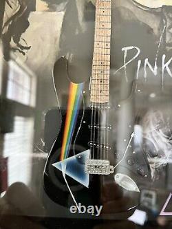 Pink Floyd Shadow box display case with three guitars